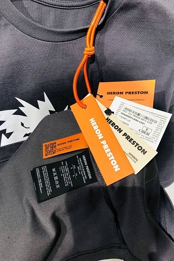 Оверсайз футболка Heron Preston "Don't Play With Me" Grey   