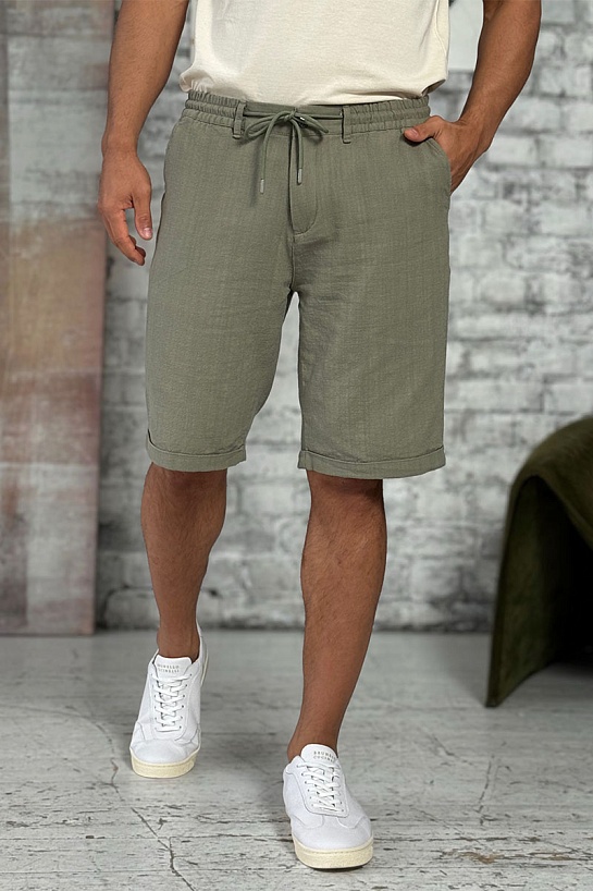 Мужские шорты цвета хаки Armani Exchange