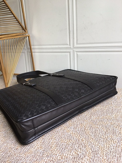 Кожаный портфель Bottega Veneta Premium 40x31x6 см   