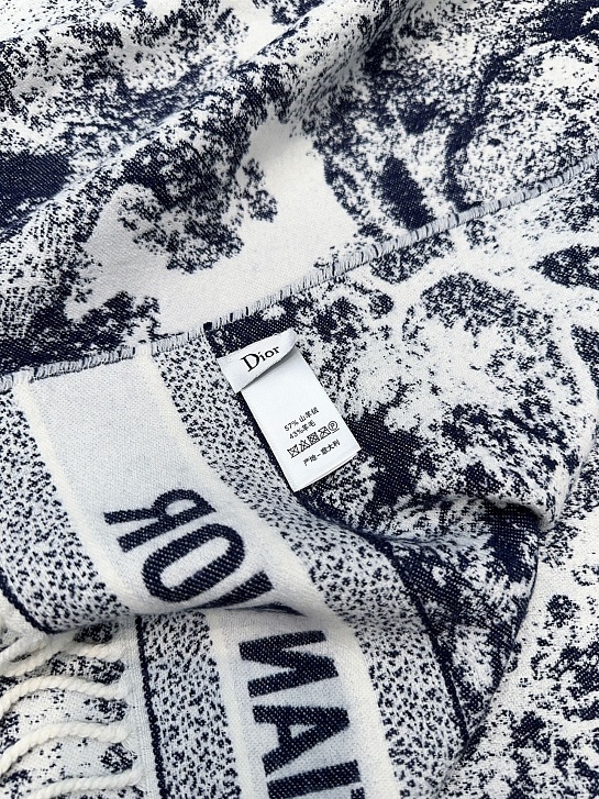 Шарф Dior Toile de Jouy Sauvage premium 140x140 см