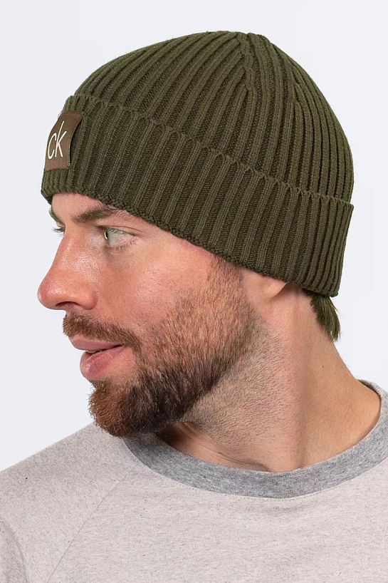 Шапка цвета хаки Calvin Klein Golf Losar