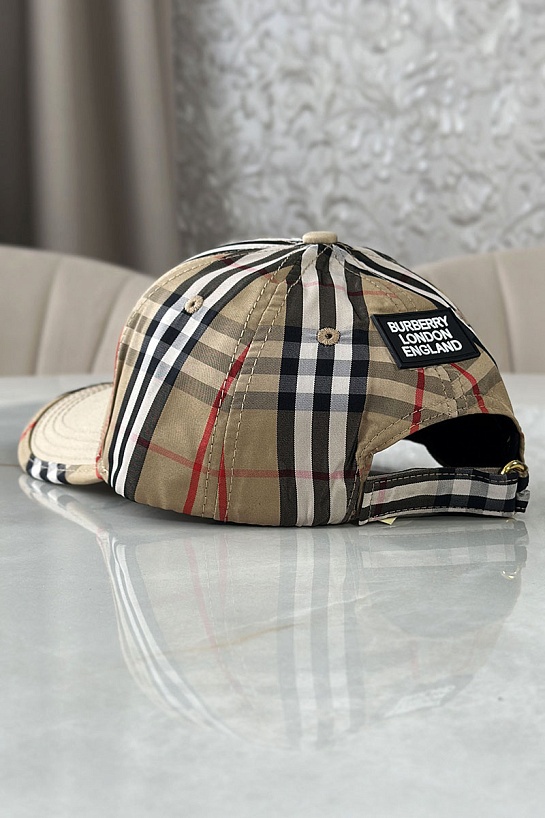 Мужская бейсболка Burberry TB logo - Beige