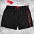 Мужские чёрные шорты Hugo Boss logo-print