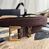 Замшевый ремень Yves Saint Laurent