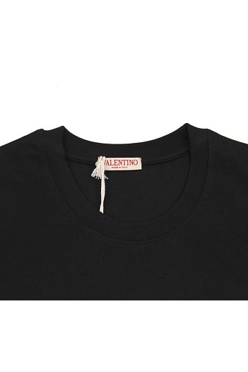 Мужская футболка Valentino чёрного цвета   