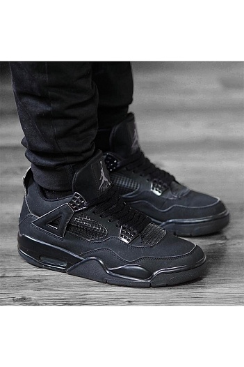 Кроссовки Nike Air Jordan IV Retro - Triple Black   