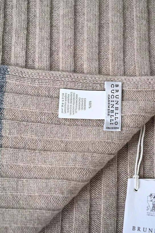 Кашемировый шарф Вrunеllо Сuсinеlli premium - Beige