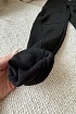 Женские утеплённые леггинсы на флисе Balenciaga чёрного цвета