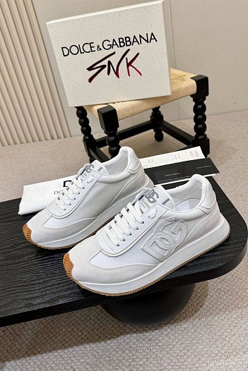 Мужские кроссовки Dolce & Gabbana Cushion - White   