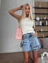 Женская майка белого цвета Chanel premium