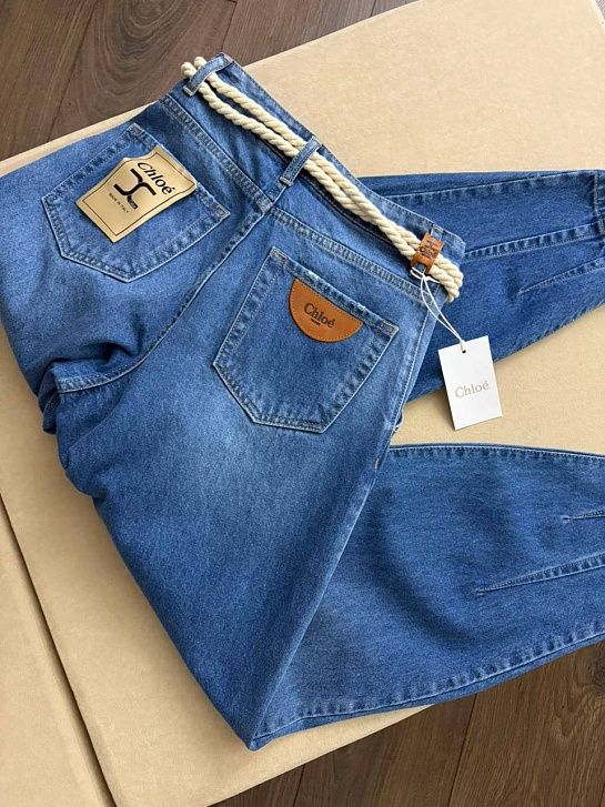 Женские синие джинсы Chloe premium