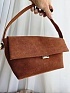 Замшевая сумка Jacquemus The Rond Carre 26x16 см