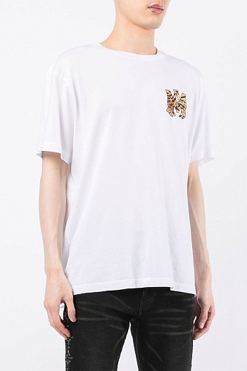 Белая мужская футболка Amiri Chinese New Year logo   