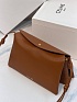 Кожаная сумка Celine Trio Flap premium 22.5x13x3.5 см
