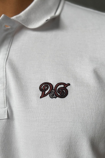 Классическое белое поло Dolce&Gabbana   