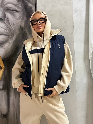 Женский костюм тройка Yves Saint Laurent premium   