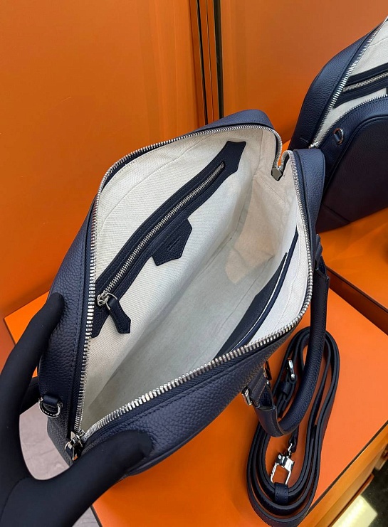 Кожаная сумка Montblanc Meisterstuck premium 37.5x27x8 см