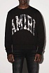 Чёрный мужской свитшот Amiri collegiate-logo