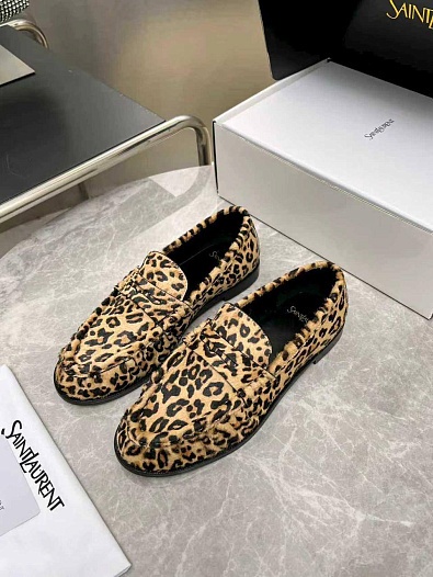 Женские замшевые лоферы Yves Saint Laurent premium    