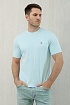 Мужская голубая футболка Brunello Cucinelli Premium