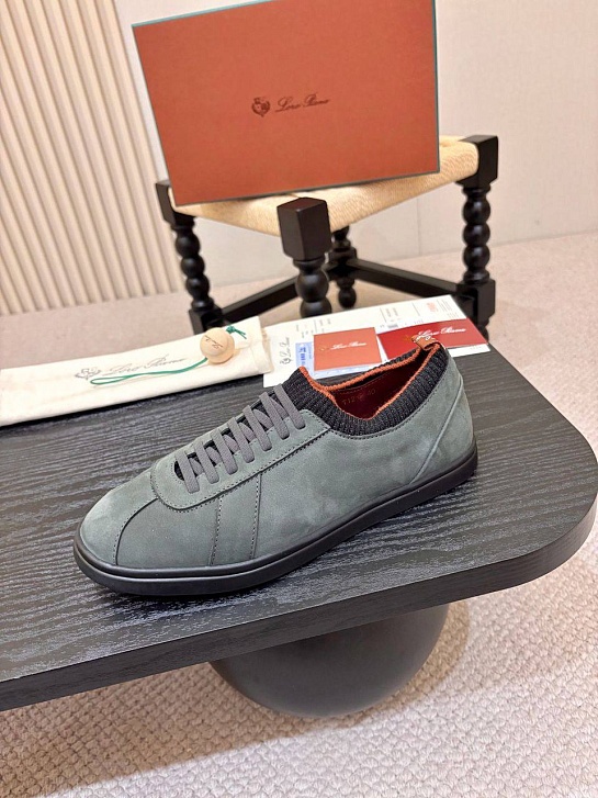 Мужские кроссовки Loro Piana Soho 2.0 Walk - Dark Grey