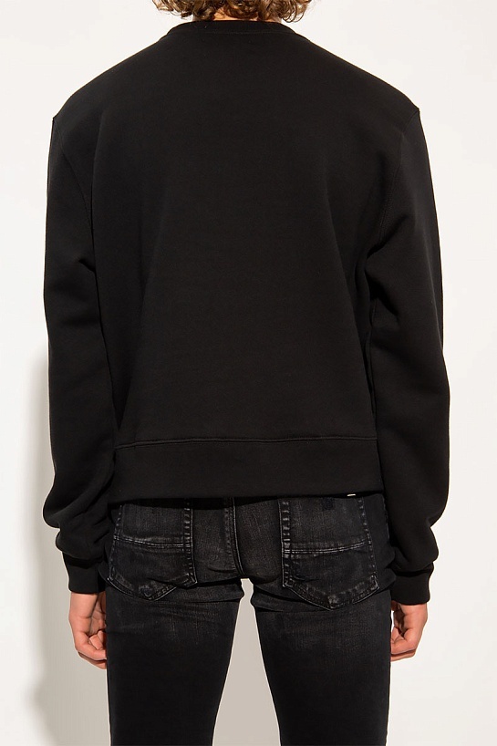 Чёрный мужской свитшот Amiri collegiate-logo