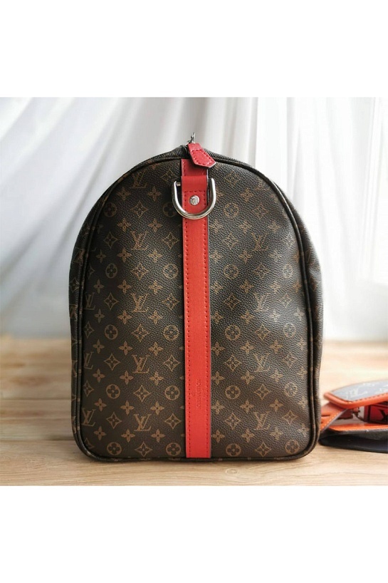 Кожаная дорожная сумка Louis Vuitton Keepall 50x28 см