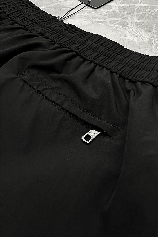 Мужские чёрные шорты Dolce & Gabbana logo-plaque