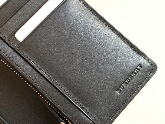 Кожаный бумажник Burberry Premium 19x10x2.5 см