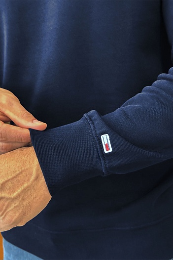 Синий свитшот Tommy Hilfiger logo-print   