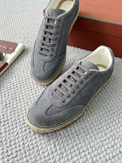 Мужские кроссовки Loro Piana Sea Tennis Walk - Grey   