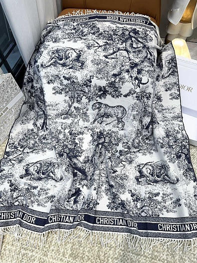 Шарф Dior Toile de Jouy Sauvage premium 140x140 см   