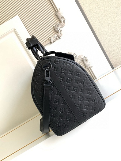 Дорожная кожаная сумка Louis Vuitton Keepal Bondouliere 50 Premium 50x29x23 см   