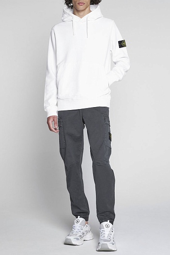 Мужские джоггеры серого цвета Stone Island compass-patch   
