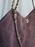 Замшевая сумка Chanel Maxi 44x28 см