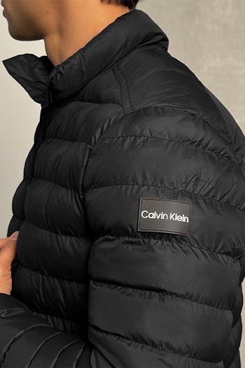 Мужская куртка Calvin Klein side-logo - Black   
