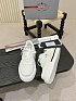 Комбинированные кроссовки Prada logo-plaque - White