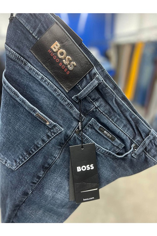 Мужские тёмно-синие джинсы Hugo Boss