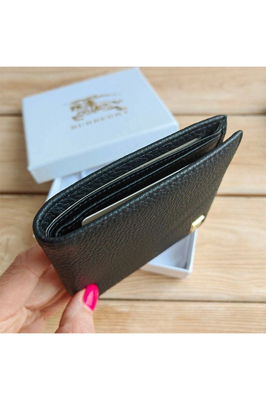 Кожаный кошелёк Burberry logo-plaque 12x10 см