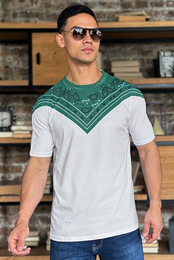Белая футболка Marcelo Burlon County of Milan graphic-print   