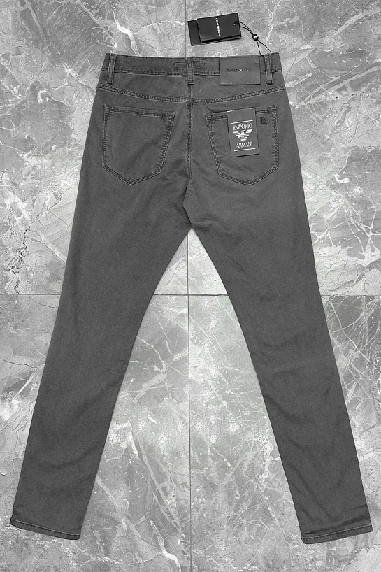 Мужские серые джинсы Emporio Armani