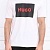 Белая футболка Hugo Boss logo-print