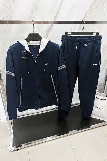 Тёмно-синий спортивный костюм Hugo Boss   