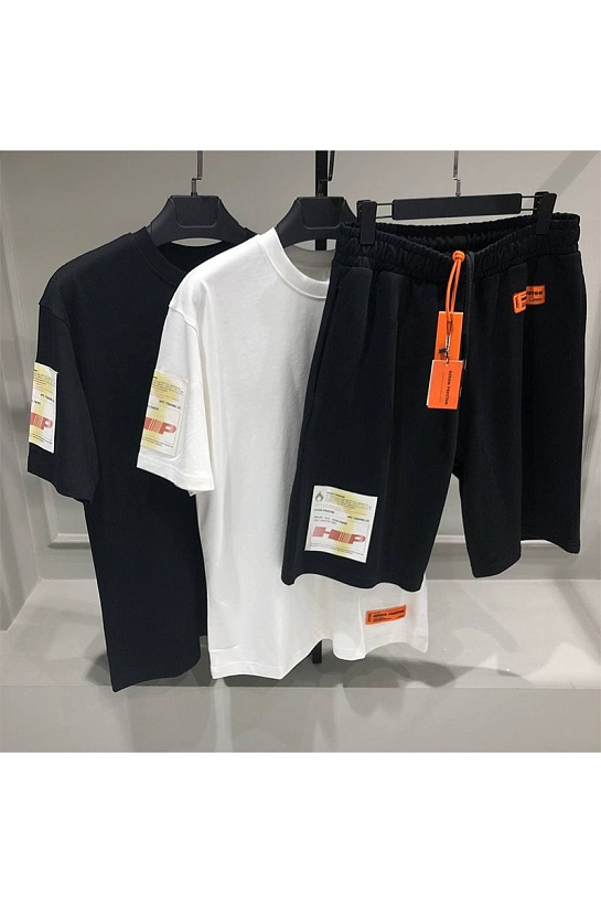 Мужские чёрные шорты Heron Preston