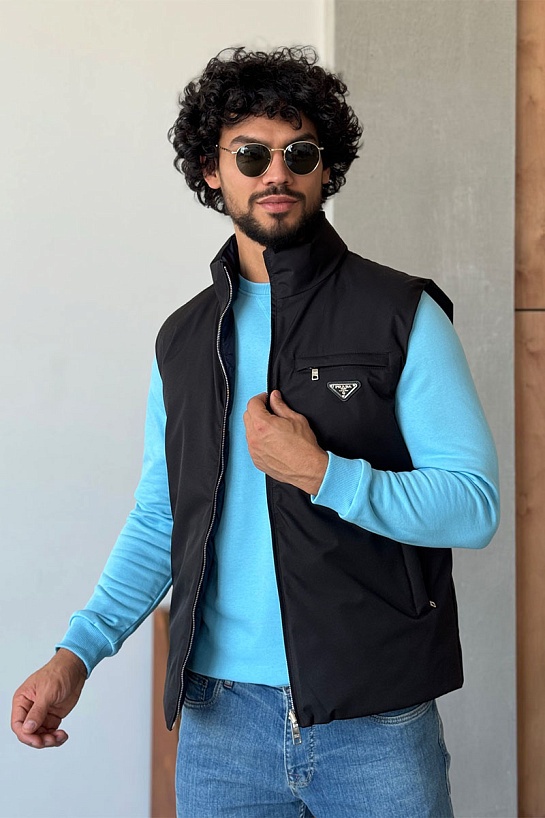 Мужской двусторонний жилет Prada 
