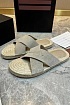 Мужские шлёпанцы Ermenegildo Zegna suede - Grey