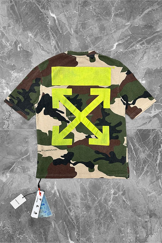 Оверсайз футболка Off-White Arrows Camo