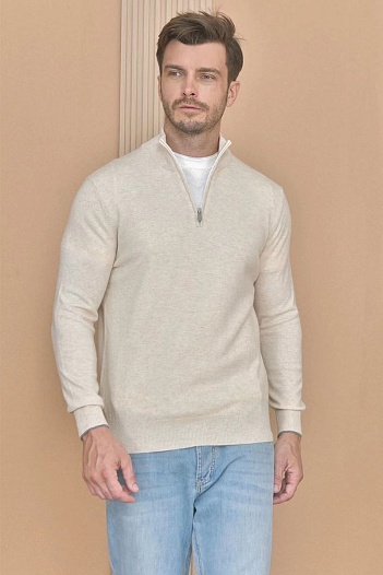 Кашемировый свитер Brunello Cucinelli Premium - Light Tan   