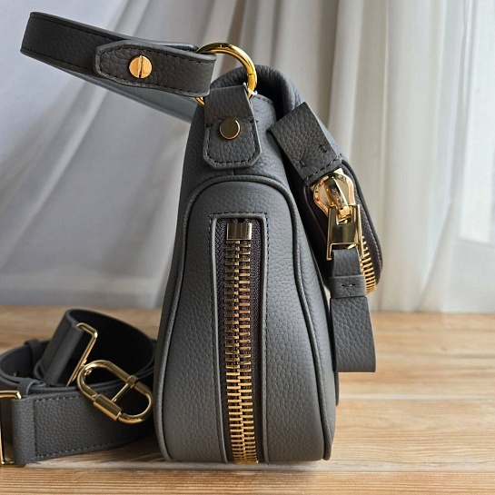 Женская сумка Tom Ford Jennifer 28x22 см - Grey