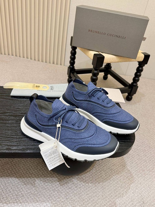 Мужские кроссовки Brunello Cucinelli knitted